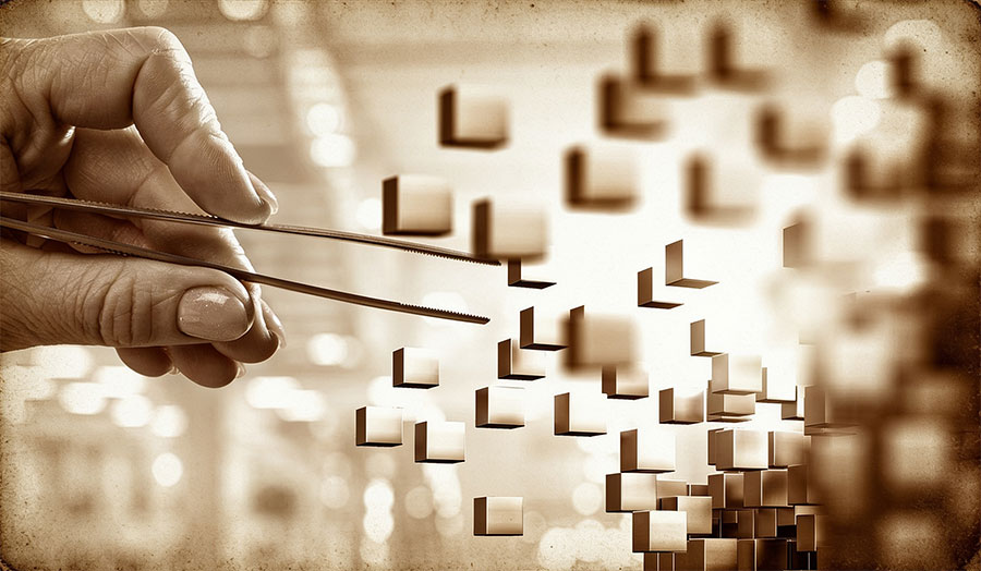 Positionierungsanalyse – was sie ist und was sie leisten muss 7 Sprachkern | Positionierungsanalyse | Leuchtende Würfel. Ein Konzept für Innovation und Kreativität